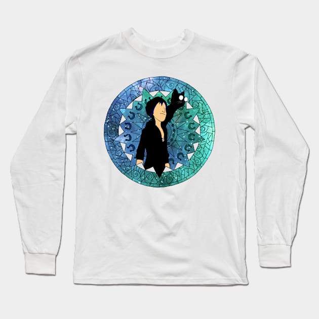 Douxie & Archie MANDALA Long Sleeve T-Shirt by EnchantedSwans